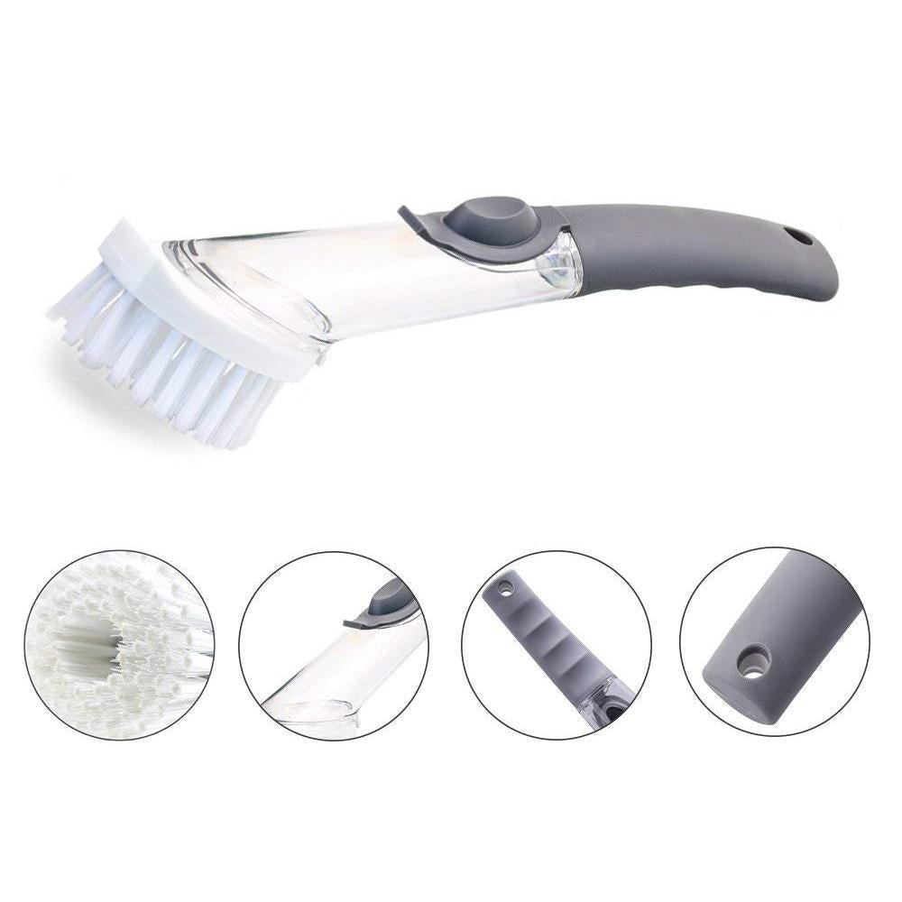 Brosse à Vaisselle avec Distributeur de Détergent