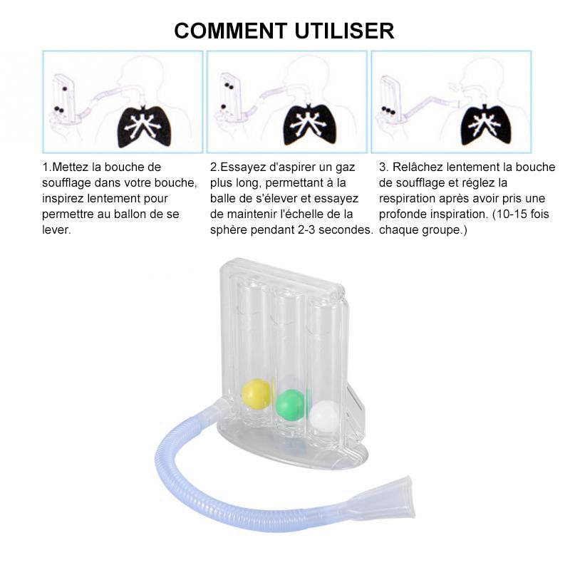 Appareil d'exercice de Capacité Pulmonaire