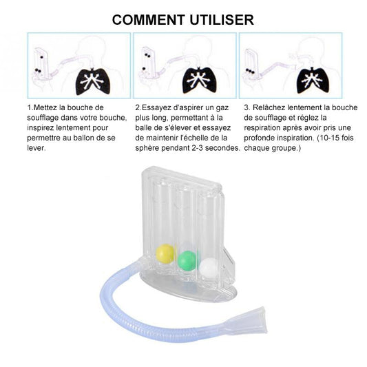 Appareil d'exercice de Capacité Pulmonaire