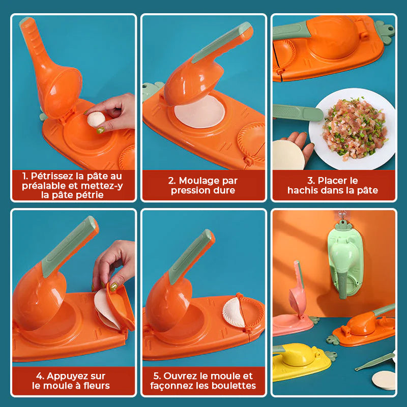 50 % de réduction>>>Nouvelle Pression de Moule à Boulette 2 en 1