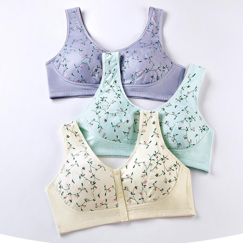 Soutien-Gorge Style Gilet Agrafes Devant