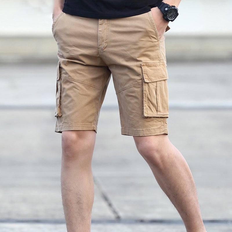 Shorts Cargo Décontractés pour Hommes Multi-poches