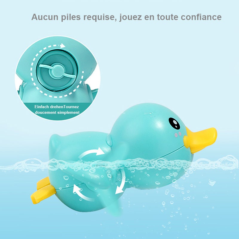 Canard de Natation Jouet de Bain pour Enfants