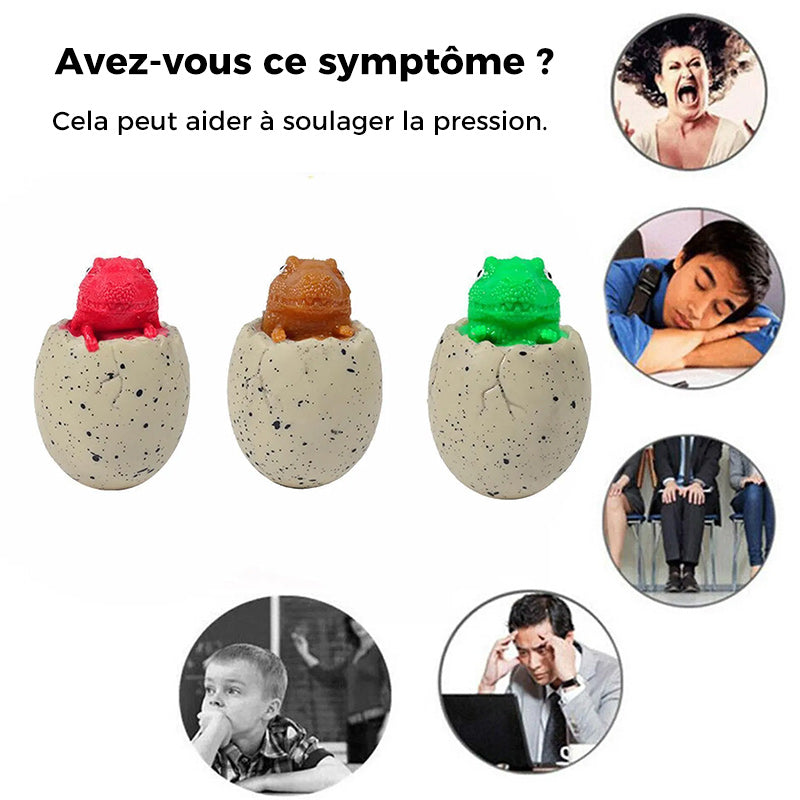 Jouet à presser les œufs de dinosaure