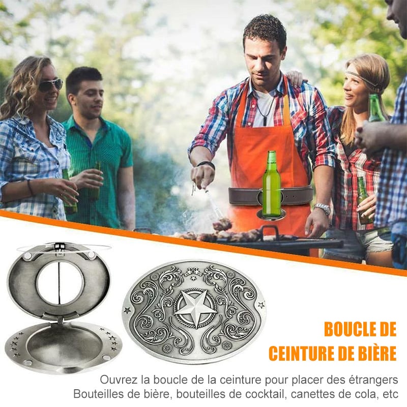 Boucle de ceinture de bière créative