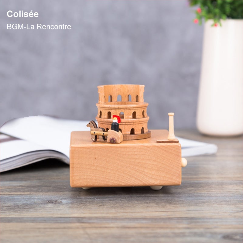 Boîte à Musique en Bois