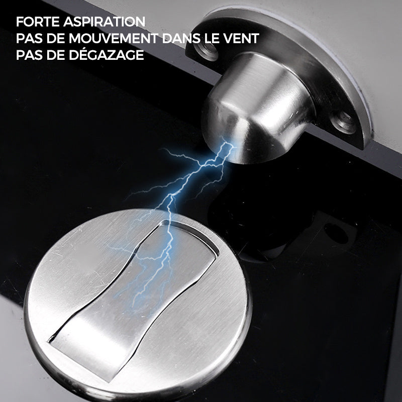 Butée de porte magnétique invisible en acier inoxydable