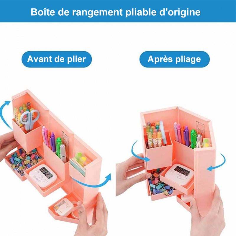 Boîte De Papeterie Magnétique Pliable