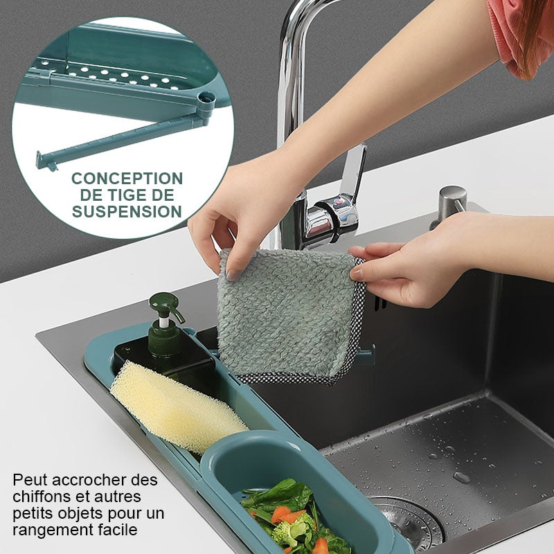 Support Télescopique de Cuisine Multifonctionnel