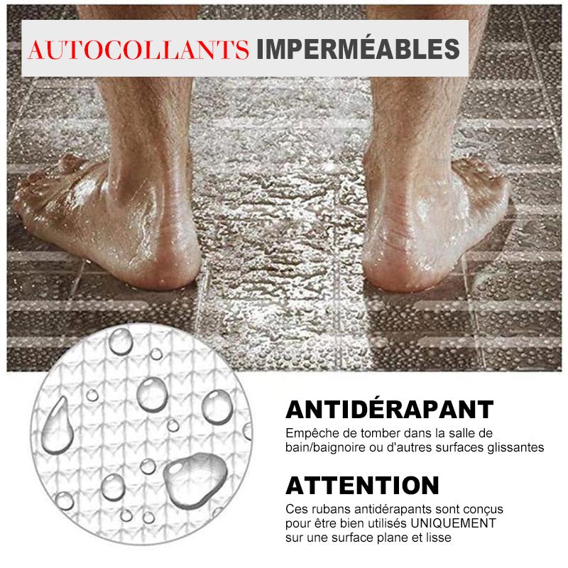 Autocollants Antidérapants Pour Salle De Bain (24pcs)