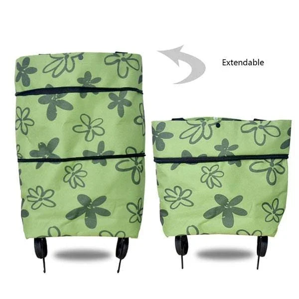 Sac fourre-tout pliable pour chariot de courses