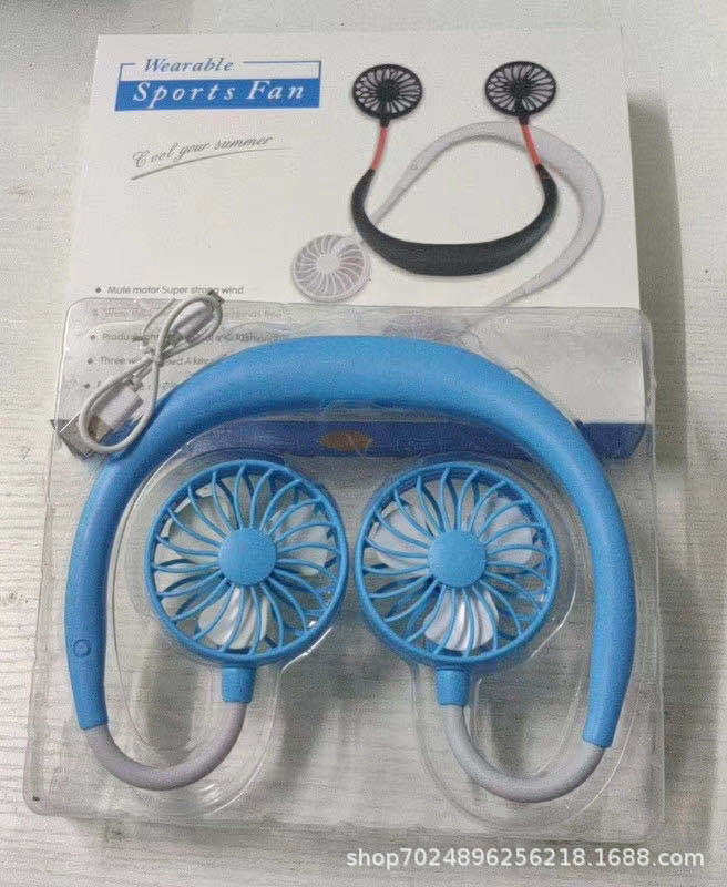 Ventilateur Électrique Suspendu, USB Rechargeable