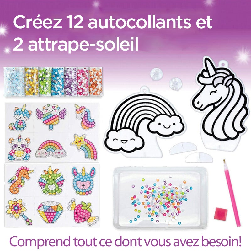 Autocollants De Peinture Au Cristal Pour Enfants