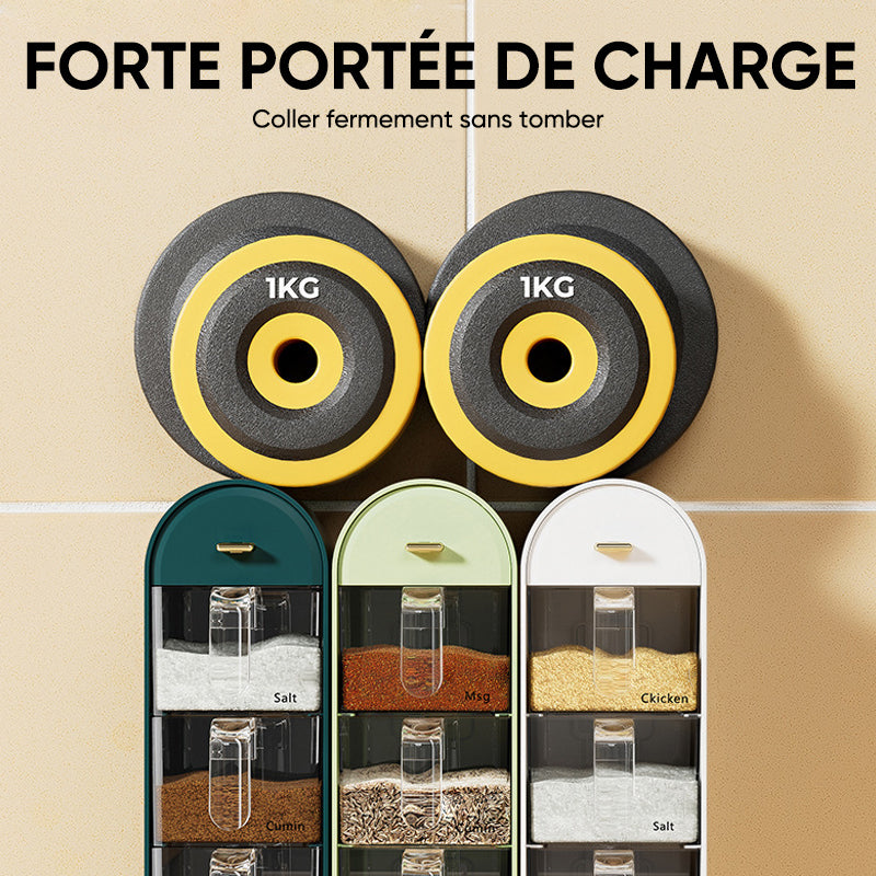 Boîte de rangement murale pour assaisonnement