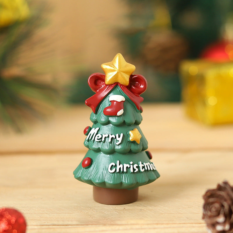 Ornements de père Noël animaux faits à la main