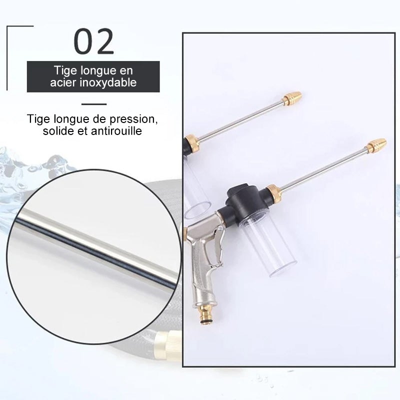 Pistolet d'eau à Haute Pression pour Lavage de Voiture