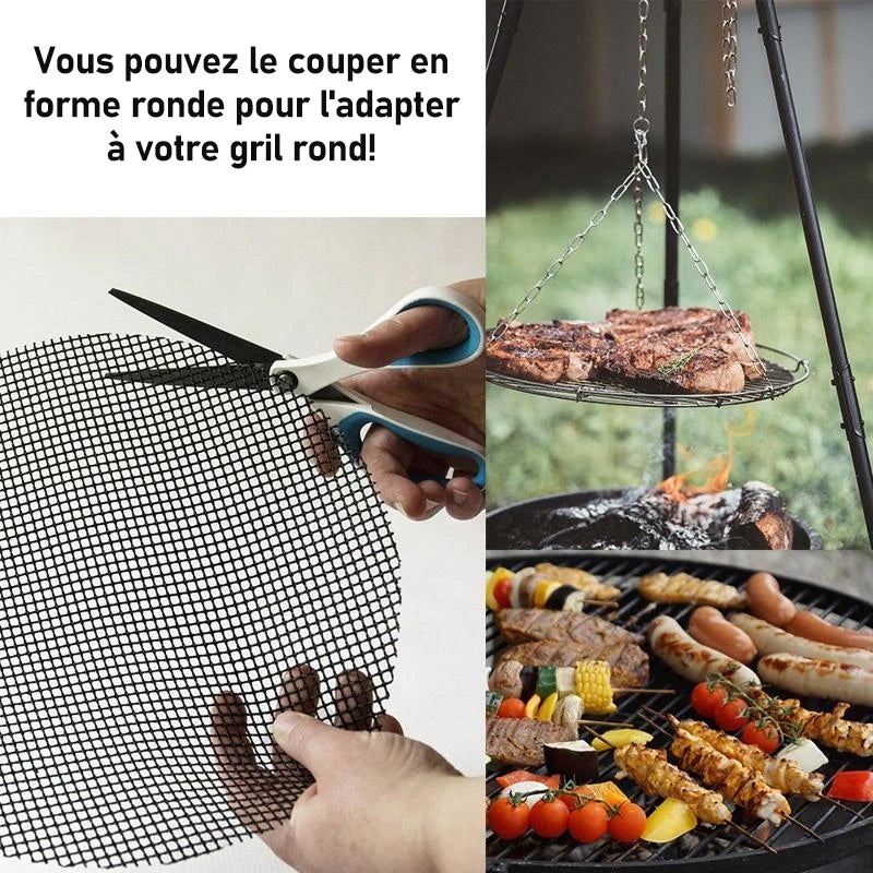 Tapis de Barbecue en PTFE (3 pièces)