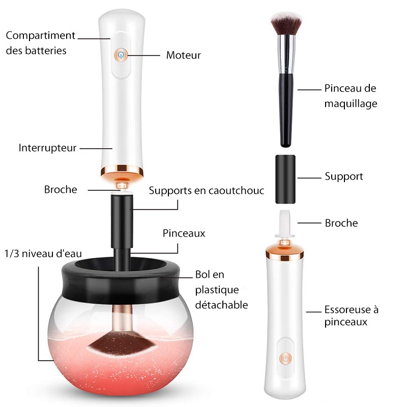 Nettoyant pour Pinceaux de Maquillage