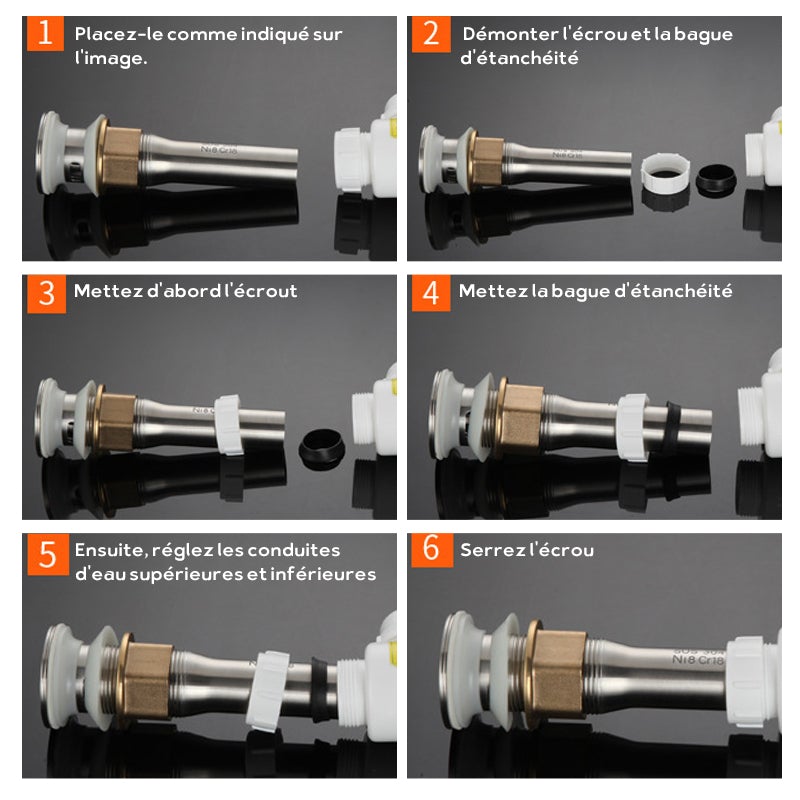 Tuyau de vidange d'égout désodorisant