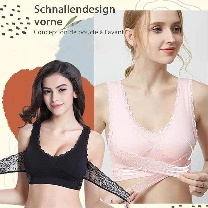 Soutien-gorge en dentelle à boucle croisée sur le devant Instant Lift