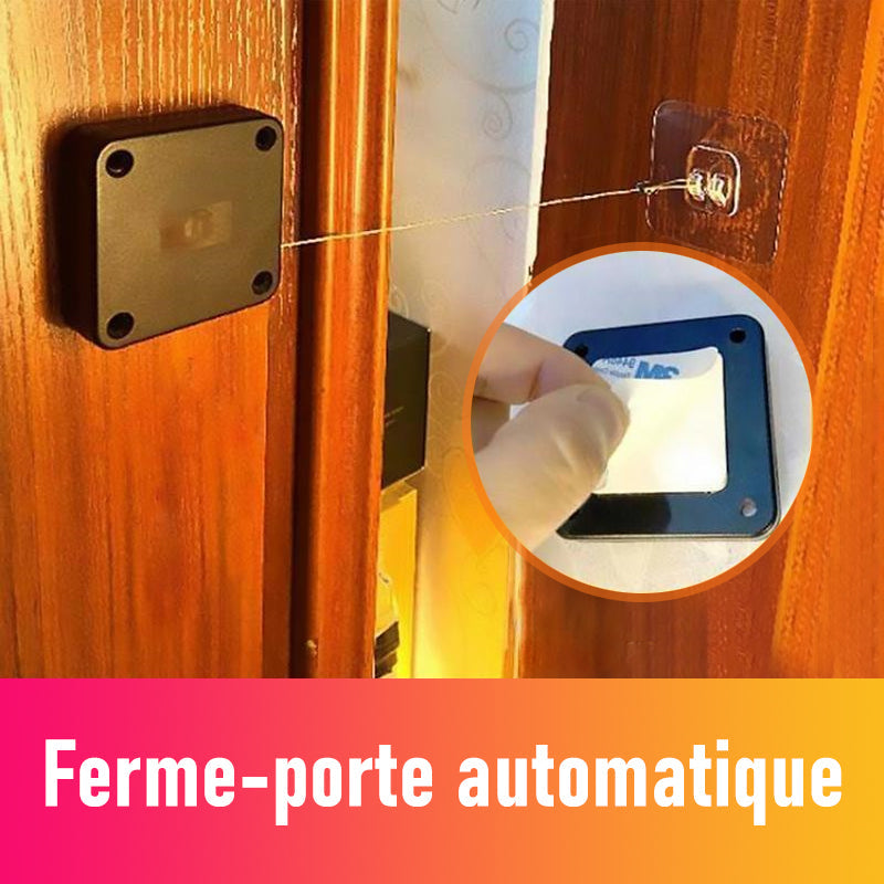 Ferme-porte automatique à capteur sans perforation