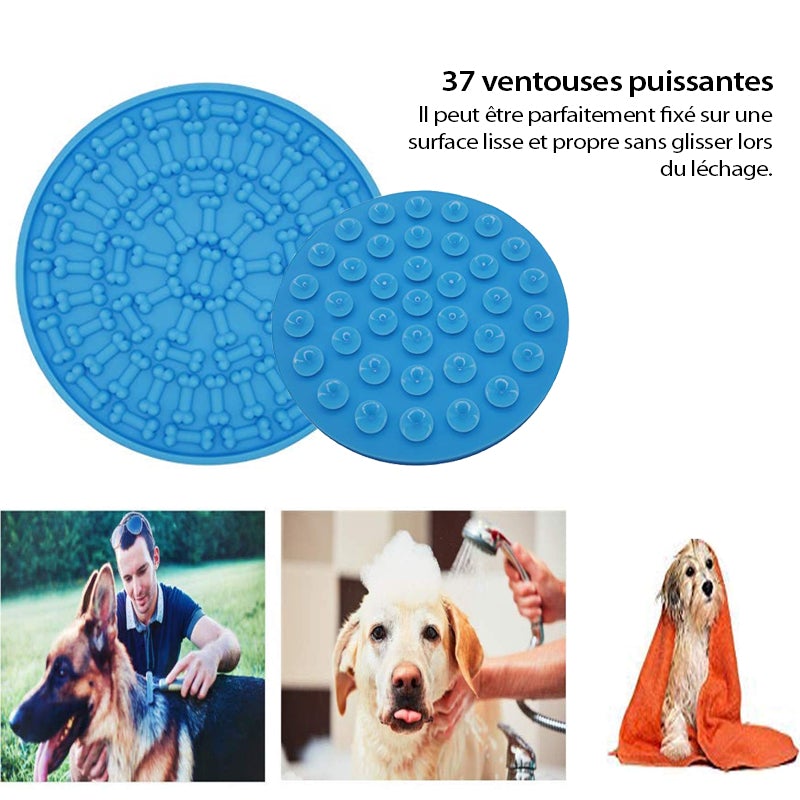 Tapis à Lécher en Silicone pour Chien