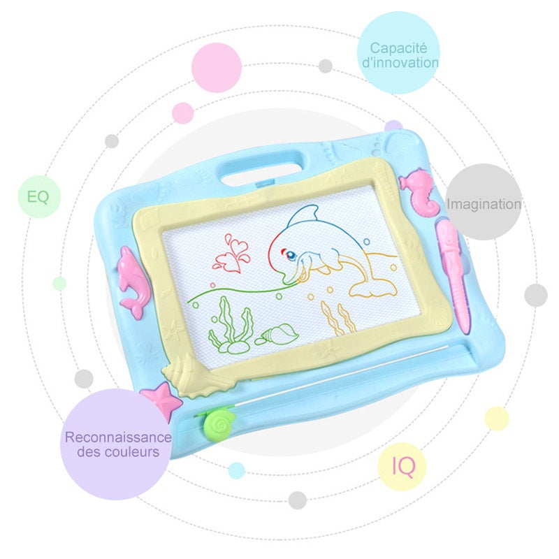 Table de Planche de Graffitis Magnétique Multi pour Enfants