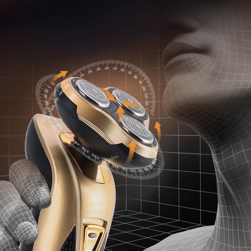 3-en-1 Rasoir Rechargeable Multifonctionnel pour Hommes