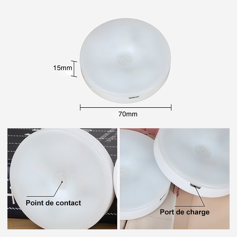 Veilleuse tactile portable