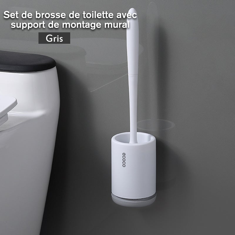 Brosse de Toilette en Silicone Antibactérienne