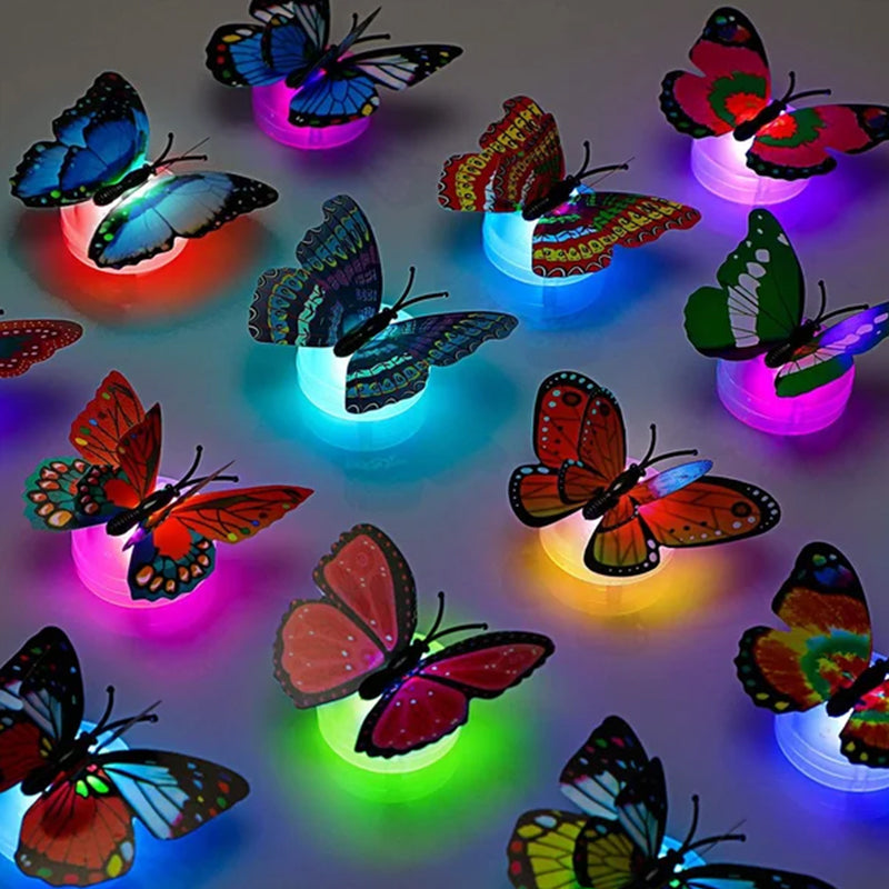 Veilleuse 3D LED Papillon Décoration