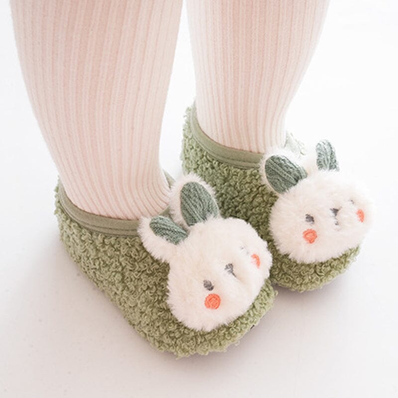 Chaussettes mignonnes en fourrure pour bébé