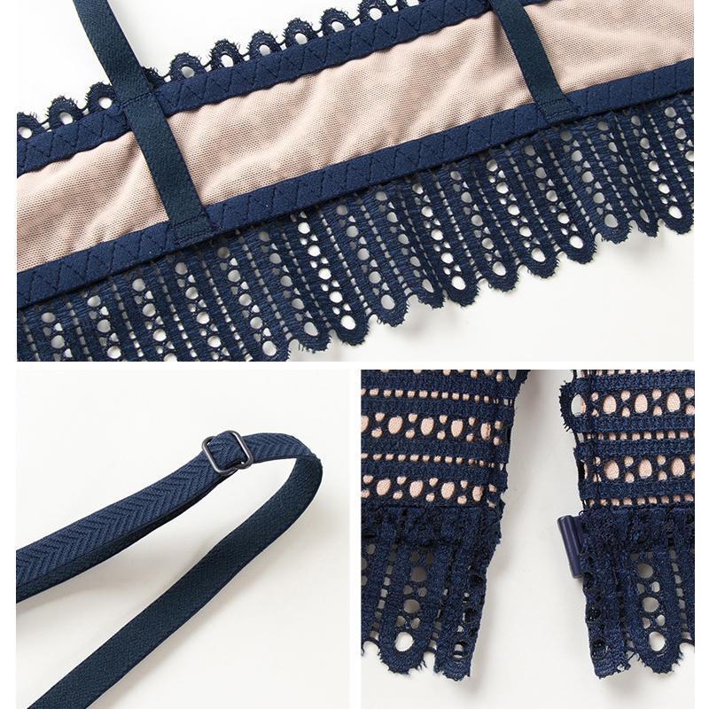 Soutien-gorge Respirant en Dentelle Agrafes Devant