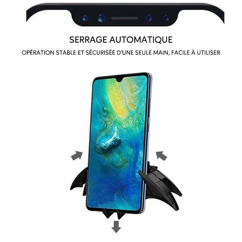 Support de Téléphone de Voiture en Forme de Chauve-souris