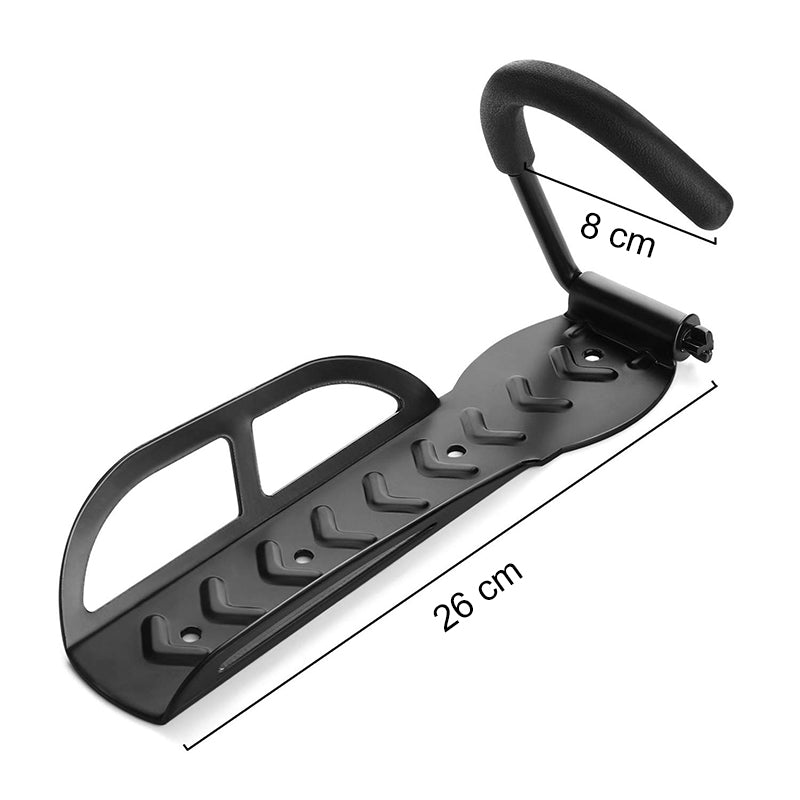 Support De Rangement Pour Bicyclettes Ajustable Suspension À Mur Vertical