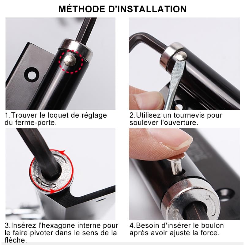 Charnière à fermeture automatique de porte