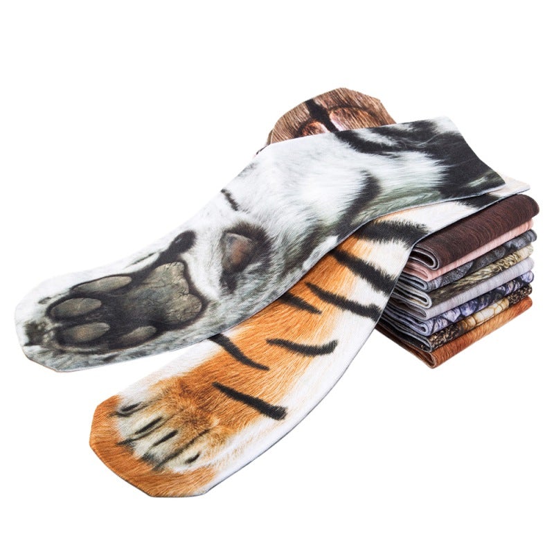 Chaussettes 3D Animal Patte- [TAILLE UNIQUE]
