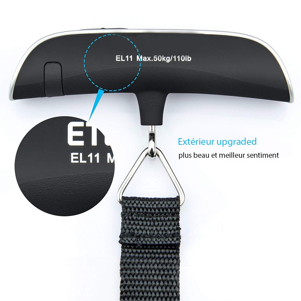 Balance numérique portable, batterie incluse