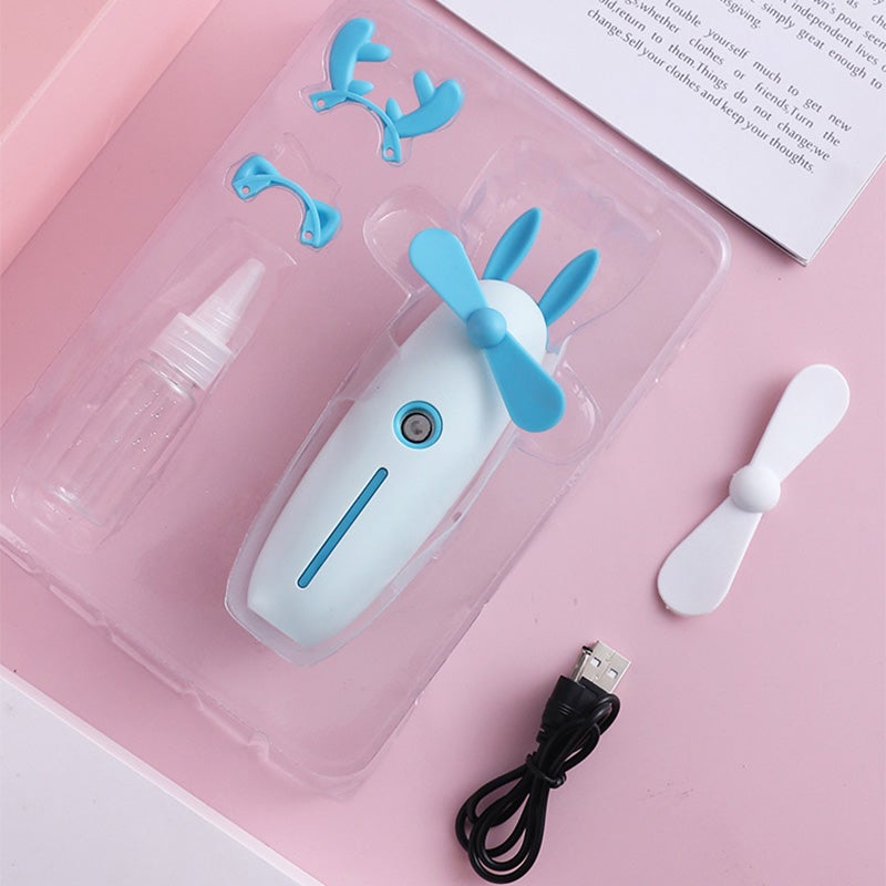 Super Mini Ventilateur Portable avec Pulvérisateur