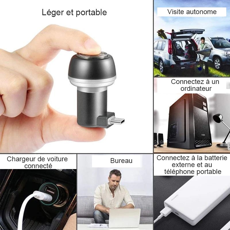 USB Mini Outil de Rasage Portable