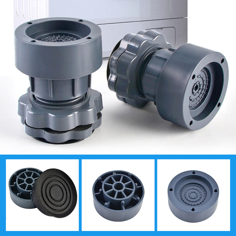 Support de machine à laver à hauteur réglable de 4 pièces