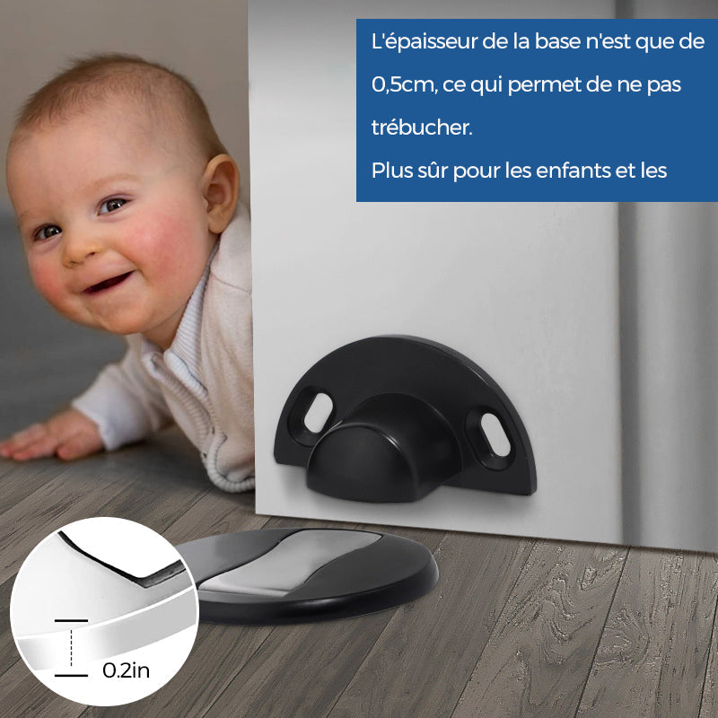 Butée de porte magnétique invisible en acier inoxydable