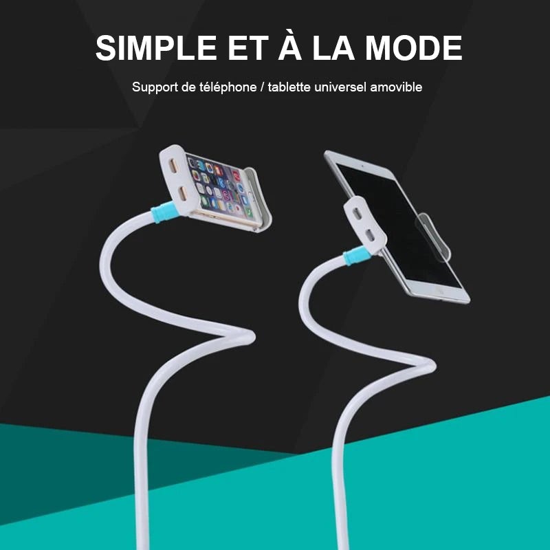 Support Universel Détachable pour Téléphone et Tablette à Tige Longue