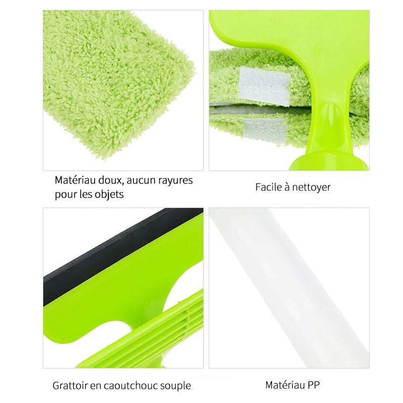 3-en-1 Outil de Nettoyage de Vitres Multifonctionnelle
