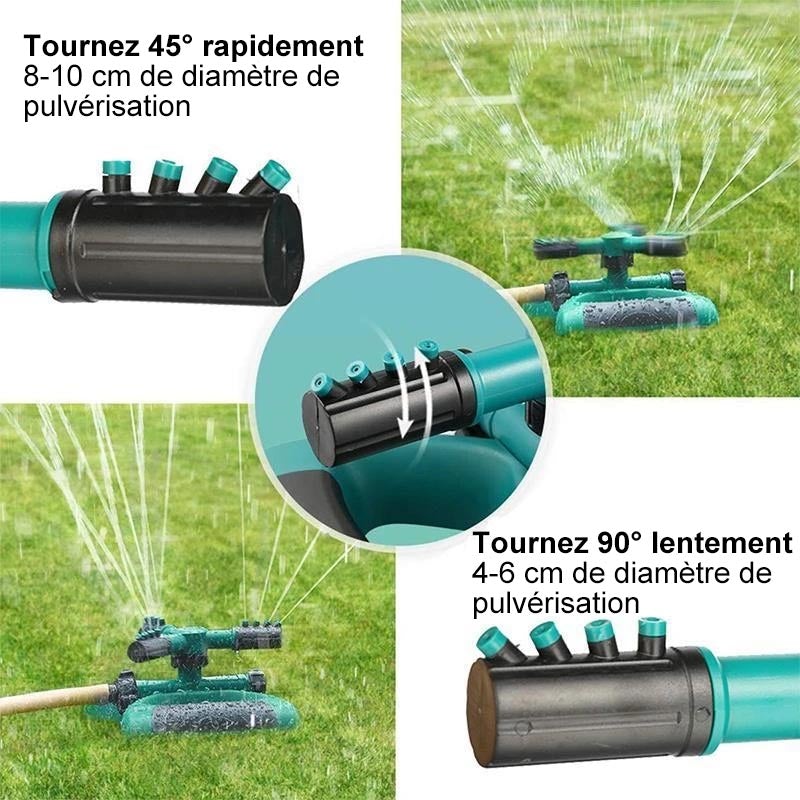 Arroseur Automatique pour Gazon Rotatif à 360°