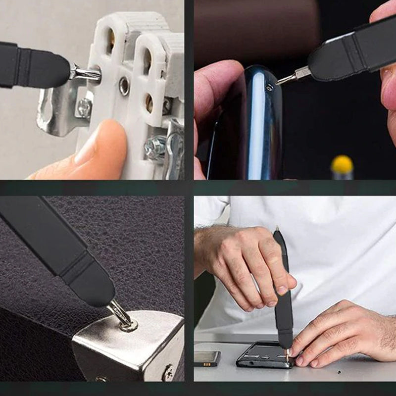 Support de téléphone en forme de stylo avec jeux de tournevis