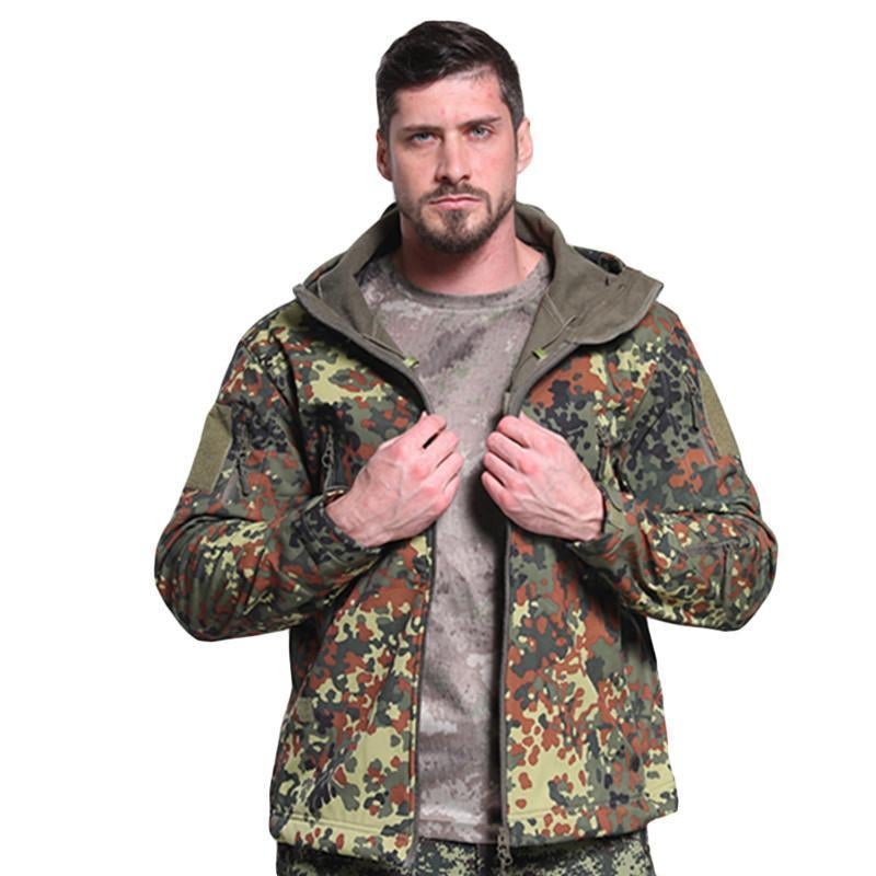 Vestes imperméables de camouflage tactique