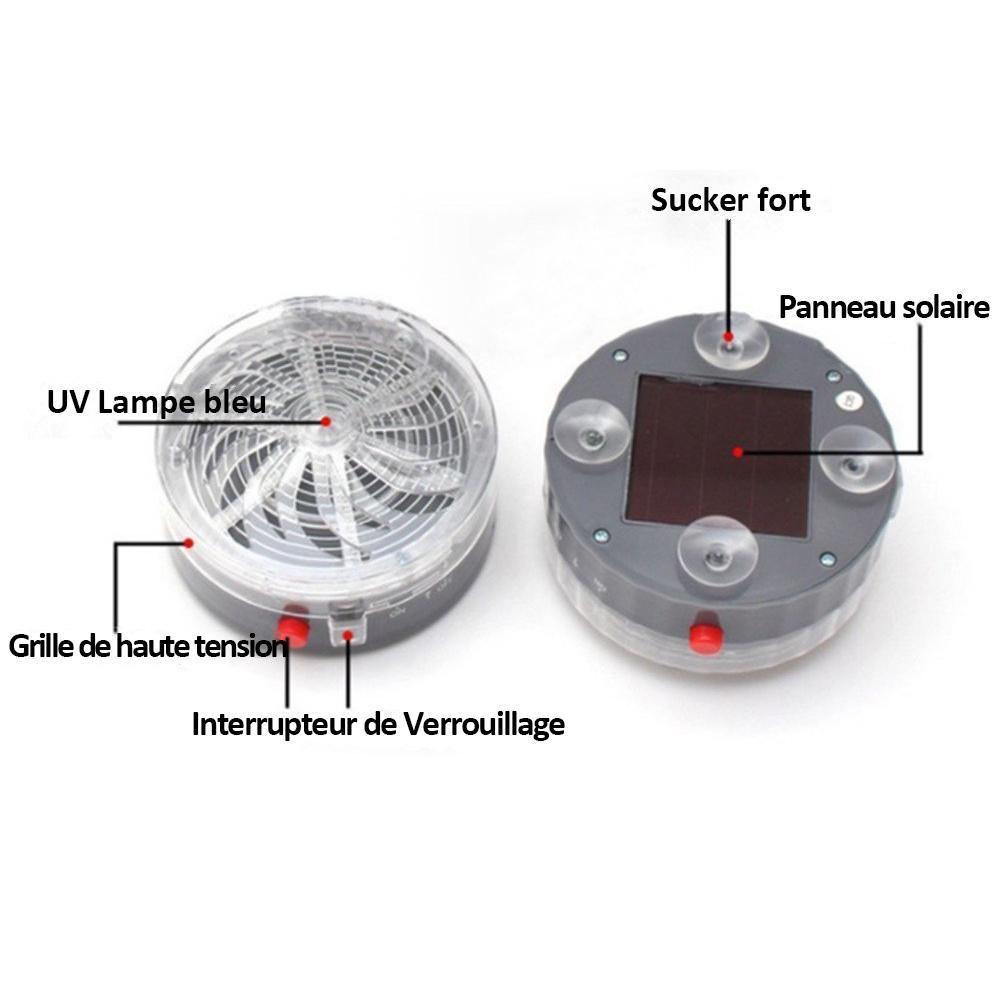 Tueur UV Portatif Solaire de Moustique