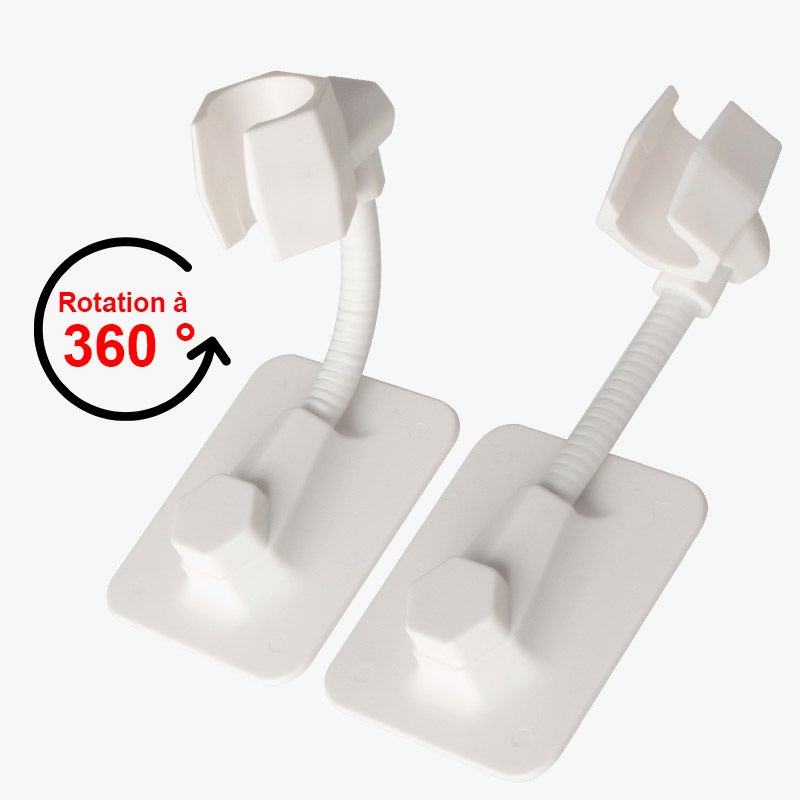 Support de Pommeau de Douche Mural