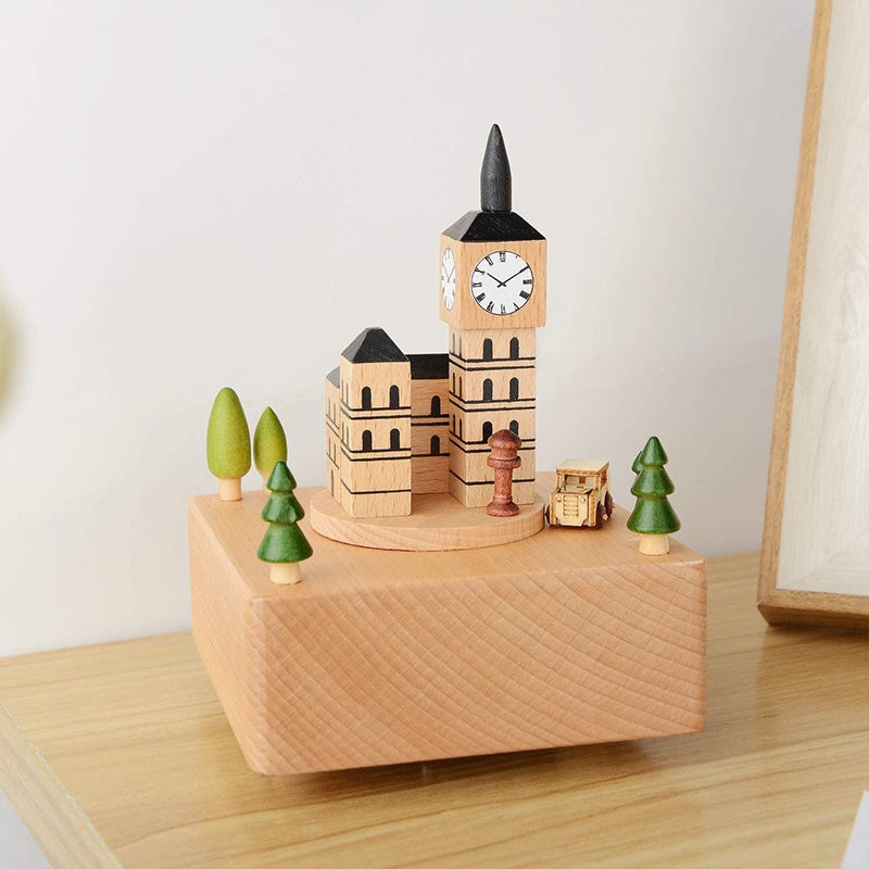 Boîte à Musique en Bois